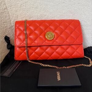 Versace coral Quilted Medusa Women's Bag
